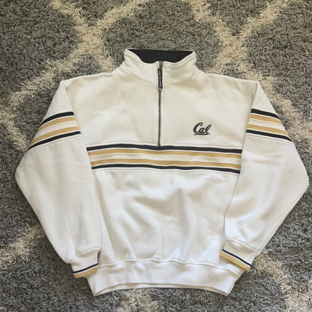 Vintage CAL POLY half zip sweatshirt size …